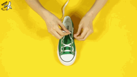 交叉鞋带系法视频,视频教程详解